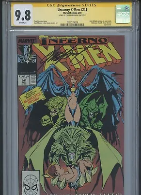 Buy Uncanny X-Men #241 1989 CGC Signature Series 9.8 (Signed By Chris Claremont)~ • 180.72£