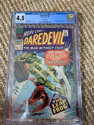 Buy Daredevil #25 1967 Marvel Comic UKPV CGC 4.5 Mike Murdock 1st Leap-Frog • 159.99£