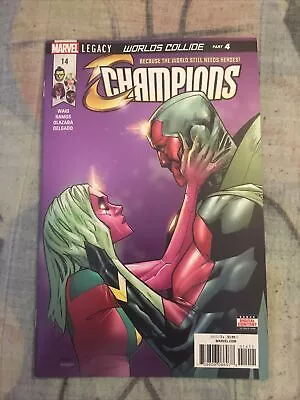 Buy Champions #14 Viv Vision Cover Wandavision MCU 1st Print Marvel Comics 2018 • 8.66£