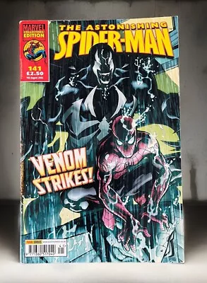 Buy THE ASTONISHING SPIDERMAN #141 Comic Panini VENOM STRIKES - 9th AUGUST 2006 • 4.99£