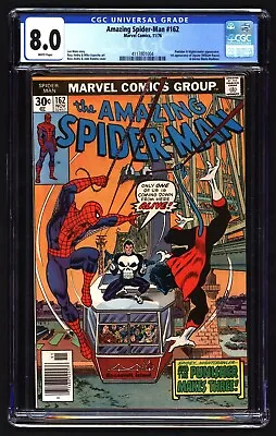 Buy AMAZING SPIDER-MAN #162 | CGC 8.0 | Marvel 1976 | 1st App. Jigsaw | Romita Cover • 81.06£