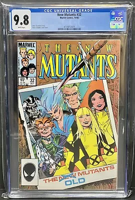 Buy New Mutants #32 CGC 9.8 Marvel Comics, 10/85 • 81.21£