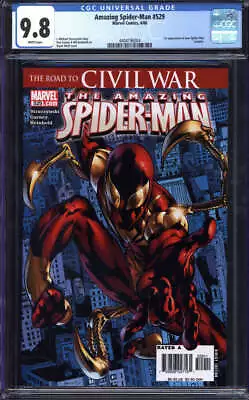 Buy Amazing Spider-man #529 Cgc 9.8 White Pages // New Spider-man Costume 2006 • 94.87£