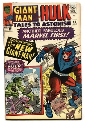 Buy Tales To Astonish #65-giant Man-hulk-marvel Vg/fn • 38.06£