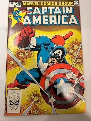 Buy Captain America 275 1st Baron Zemo Helmut Zemo FN+/VF- #C01 • 7.94£