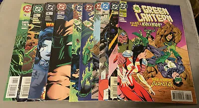 Buy 10 Mixed D.C. Comics Green Lantern 1995-96 Issues #61,65,66,67,68,69,70,74,75,76 • 22£