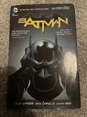 Buy DC Batman Volume 4 Zero Year - Secret City - New 52 - Hardcover • 3.75£