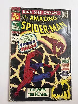 Buy Amazing Spider-Man Annual #4 (1967) 3rd App. Mysterio In 4.0 Very Good • 23.71£