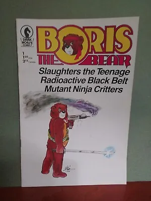 Buy BORIS The BEAR #1,  Teenage Mutant Ninjas Critters,  1986   8.0 • 3.15£