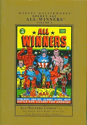 Buy MARVEL MASTERWORKS Timely Golden Age All-Winners Vol 1 Hardcover! NEW & SEALED! • 55.36£