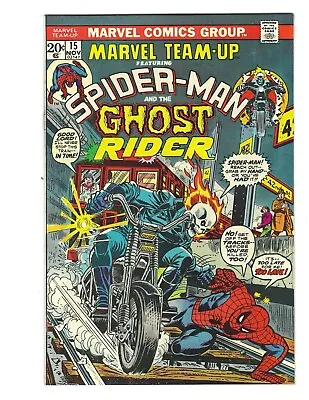 Buy Marvel Team-Up #15 1973 VF/NM Beauty! 1st Spider-Man And Ghost Rider Combine • 78.87£