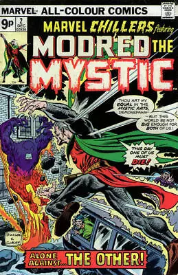 Buy Marvel Chillers (1975) #   2 UK Price (6.0-FN) 2nd Modred The Mystic 1976 • 10.80£