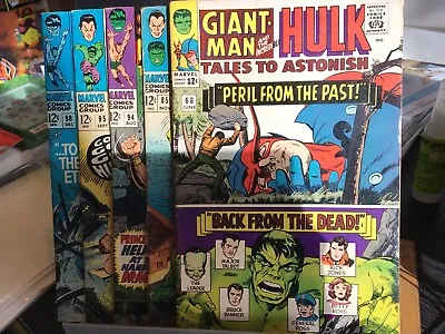 Buy 6 Comic Lot Tales To Astonish #68 85 88 94 95 98 Marvel 1959 Hulk Sub-mariner • 139.92£