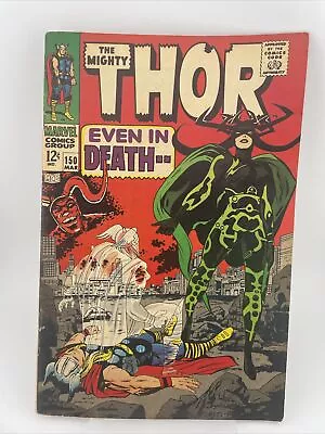 Buy Thor #150 Marvel 1968 Classic Kirby, 1st Hela Cover, Loki FREE SHIP • 47.43£