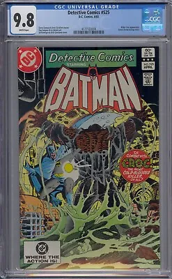 Buy Detective Comics #525 Cgc 9.8 Batman Killer Croc Green Arrow White Pages • 237.17£