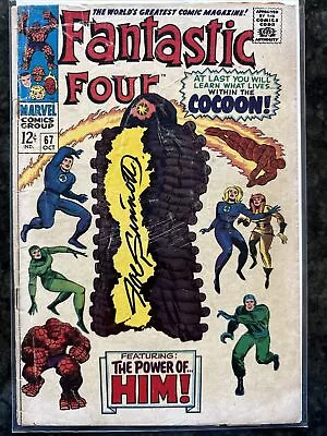 Buy Fantastic Four #67 1967 Key Marvel Comic Book 1st Cameo Appearance Of HIM • 88.26£