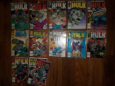 Buy Marvel Comics Lot: Incredible Hulk #351-355, 364-370 (1990) • 22.16£