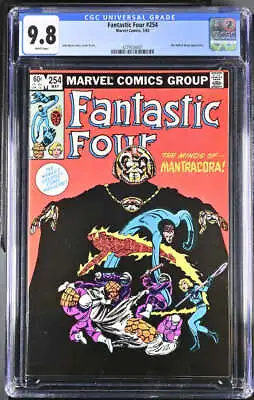 Buy Fantastic Four #254 Cgc 9.8 White Pages // Marvel Comics 1983 • 71.96£