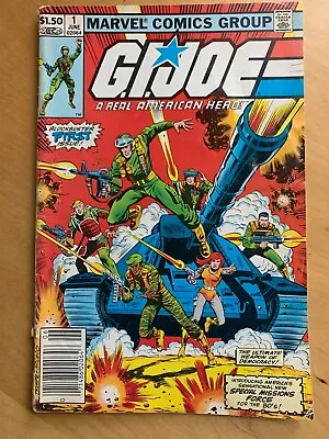 Buy G.I. Joe, A Real American Hero # 1. Marvel Comics 1982 NEWSTAND Edition. 1st APP • 129.99£