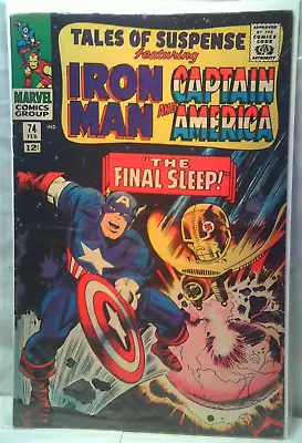 Buy Tales Of Suspense Iron Man And Captain America Marvel Comics  74 • 35.68£