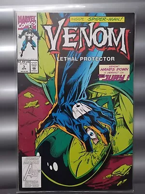 Buy Venom Lethal Protector #3 Marvel April 1993 • 8£
