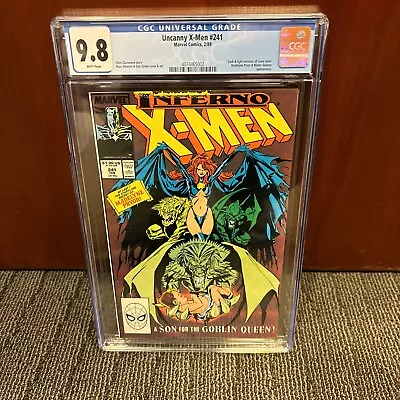Buy CGC 9.8 Uncanny X-Men 241 White Pages Goblin Queen & Underboob! • 99.90£
