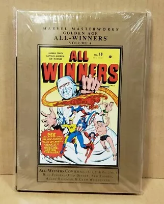 Buy Marvel Masterworks (mmw): Golden Age All Winners Hc Vol 4, Factory Sealed • 51.24£