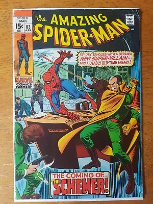 Buy Amazing Spider-Man #83 1970 FN-VF 1st Schemer Cent Copy • 39.99£