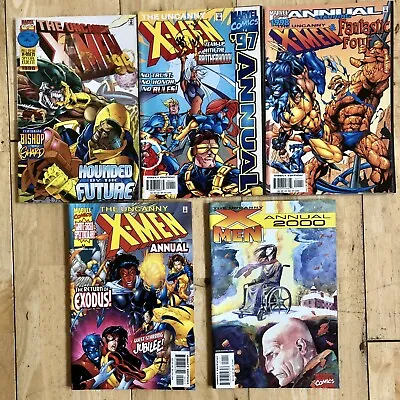 Buy Uncanny X-men Annuals 1996,'97,'98,'99, 2000 Marvel Comics + Fantastic Four • 12.50£