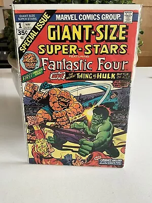Buy Fantastic Four Giant Size Super-Stars 1 (1974) Thing Vs. Hulk, Cents,Lovely! • 19.50£