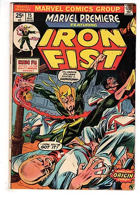 Buy Marvel Premiere #15 (1974) - Grade 4.5 - Origin & 1st Appearance Of Iron Fist! • 127.92£