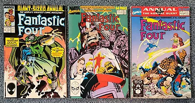 Buy Fantastic Four Annual #20 (FN/VF),23 (NM-),24 (NM-) Marvel Comics 1987-1991 • 8.69£