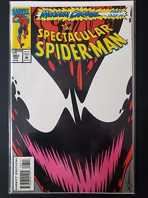Buy The Spectacular Spider-Man #203 Marvel 1993 VF+ • 5.20£