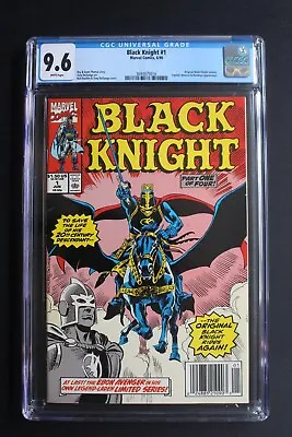 Buy Black Knight #1 Dane Whitman 1st SOLO MCU Percival 1990 Le Fay Mordred CGC 9.6 • 46.63£