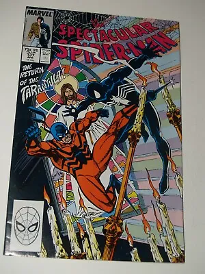 Buy Spectacular Spider-Man #137 - Tarantula & Tombstone App - Buscema - 1988 • 11.82£