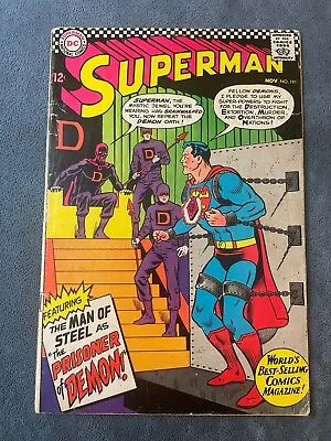 Buy Superman #191 1966 DC Comic Book Silver Age Prisoner Demon Curt Swan Low Grade • 4.82£