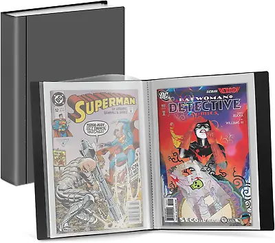 Buy Comic Book Storage Album - For Current, Silver Age, Regular Comics Bagged And Bo • 23.02£