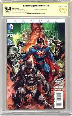 Buy Batman Superman Annual #2 CBCS 9.4 SS Morales 2015 17-404FFE4-018 • 65.06£