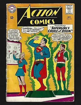 Buy Action Comics #316 VG Swan Mooney Superman 2nd Zigi &Zagi Supergirl Lori Lemaris • 10.25£