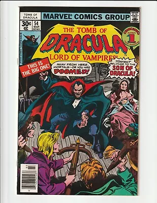 Buy Tomb Of Dracula #54 (1977) Fn/vf First Cameo Of Janus Marvel Comics • 11.99£