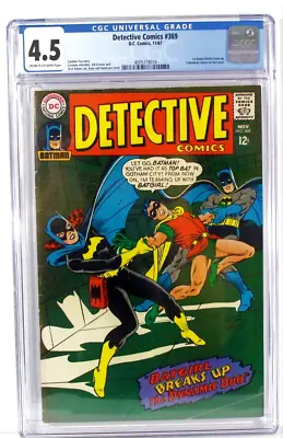 Buy Detective Comics #369 D.C. Comics CGC 4.5 • 217.23£