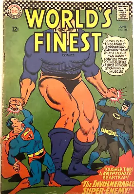 Buy World's Finest # 158.  Silver Age 1966. Curt Swan-cover. Vg+ 4.5. • 11.99£