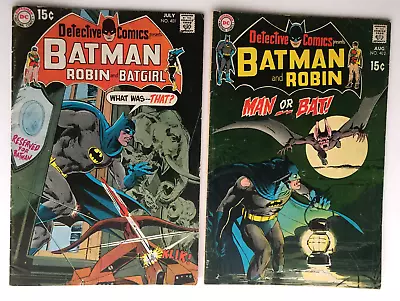 Buy Detective Comics 401 402 5.0 BATMAN Early Man-Bat ROBIN Batgirl ADAMS Bronze • 47.39£
