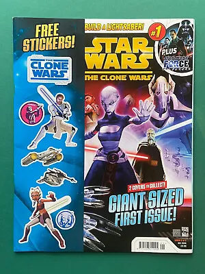Buy Star Wars: The Clone Wars Comic #1 Cover 2 Of 2 VF/NM (Titan UK 2009) Stickers • 29.99£