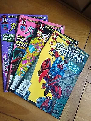 Buy Marvel #1 Web Of Scarlet Spider #1-4 Virtual Mortality 1995 • 7£