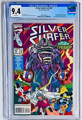 Buy Silver Surfer #v3 #82 CGC 9.4-1st Full Appearance Of Tyrant,Galactus,Beta Ray!! • 44.19£