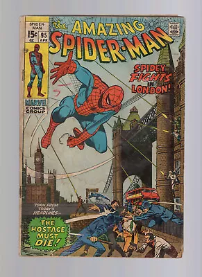 Buy Amazing Spider-Man #95 - John Romita Artwork - Low Grade • 12.06£