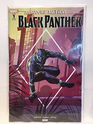 Buy Marvel Action Black Panther #1 1:10 Retailer Variant NM- 1st Print IDW Comics • 3.95£