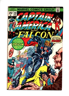 Buy Captain America & Falcon #180 Vg 4.0 (12/74) 1st Steve Rogers As Nomad App • 7.92£