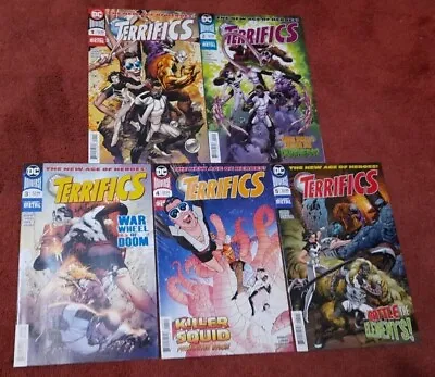 Buy DC Comics The Terrifics #1 - 5 (VF/NM) 2018 Lemire Reis Bagged And Boarded • 11£